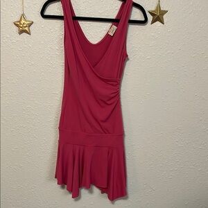 Eyelash Couture Hot pink Sleeveless Drop waist Dress